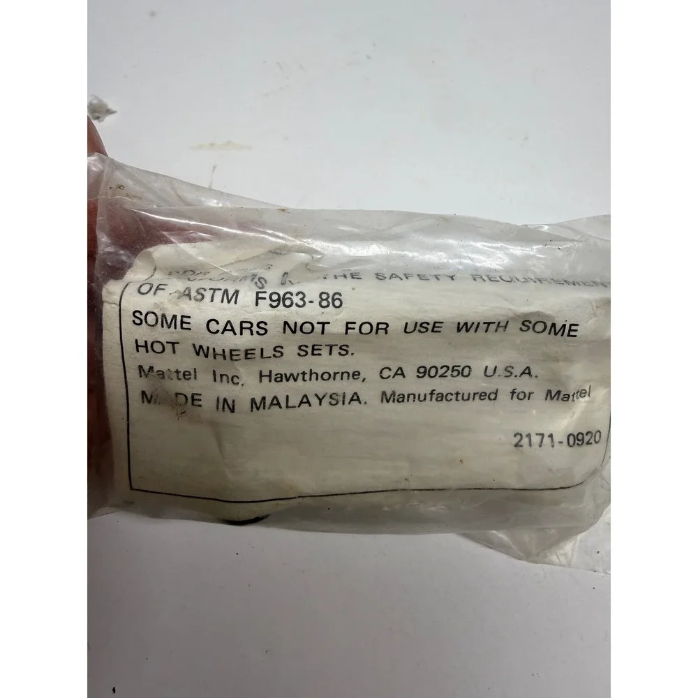 Vintage Hot Wheels Sheriff PatrolCar BlueMetallic Sealed Baggie Mattel 2171-0920